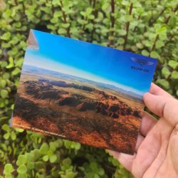 An amazing aerial view of Gosse Bluff Meteorite Crater Tnorala is its name in Arrente